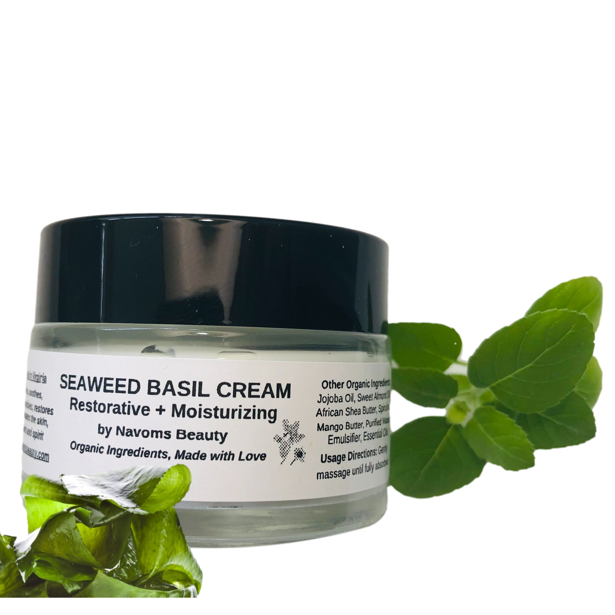 Seaweed Basil Cream Navoms Beauty LLC