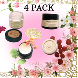 Floral Creams (4-Piece Set)