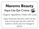 Aqua Lite Eye Creme - Navoms Beauty