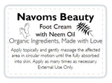 Foot Cream - Navoms Beauty