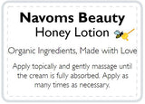 Honey Lotion - Navoms Beauty