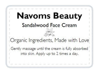 Sandalwood Face Cream - Navoms Beauty