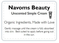 Unscented Simple Cream - Navoms Beauty