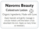 Colostrum Lotion - Navoms Beauty