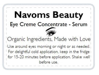 Eye Creme Concentrate - Navoms Beauty