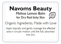 Melissa Lemon Balm - Navoms Beauty