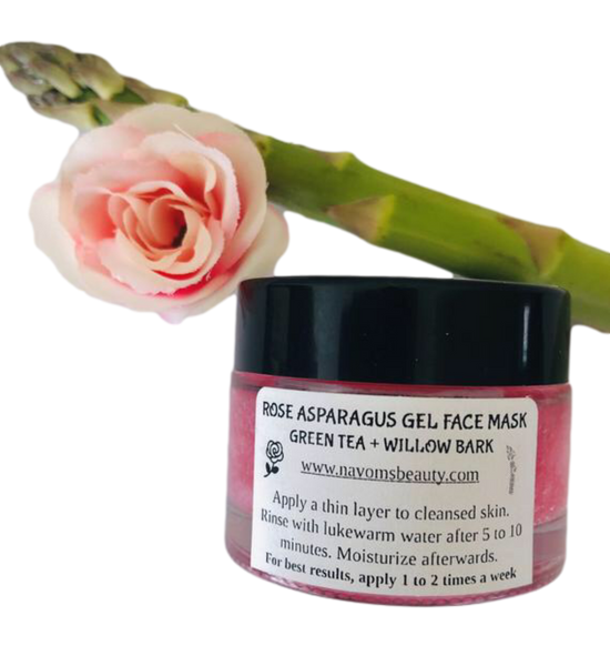 Rose Asparagus Gel Face Mask - Navoms Beauty